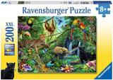 Ravensburger Puslespil til børn - 12660 Dyr i junglen - Dyrepuslespil til børn fra 8 år med 200 brikker i Xxl-format Puslespil Naty Shop Standardtitel