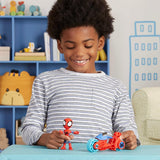 SPIDEY og HANS FANTASTISKE VENNER Marvel Spidey Motorcykelfigurlegetøj til drenge og piger fra 3 år og opefter Actionfigurer Naty Shop