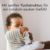 LILLYDOO vådservietter 50 count 100 % plastikfri ekstra stor klud uparfumeret