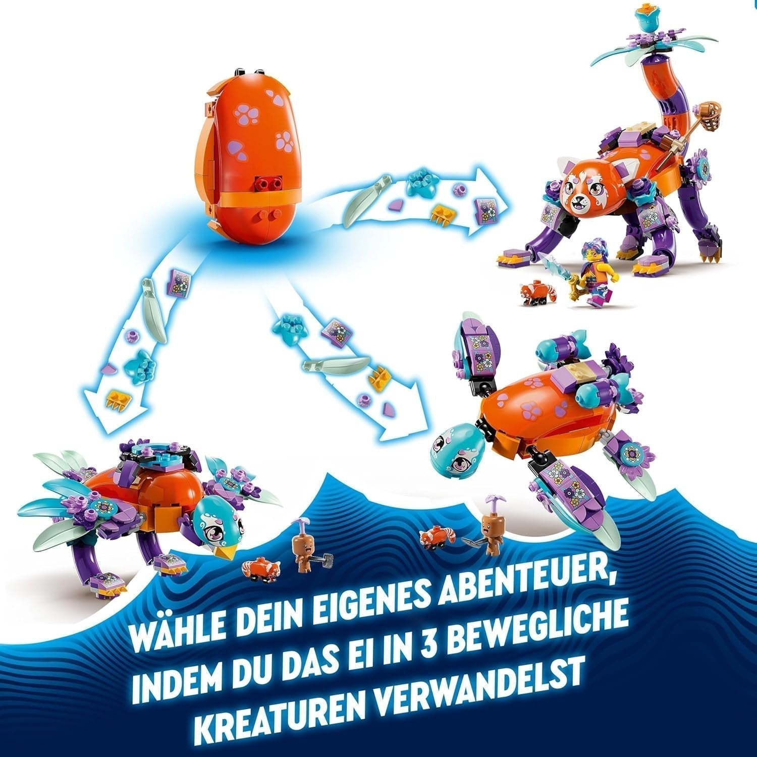 LEGO Dreamzzz 3-i-1 Izzies drømmedyr, magisk æg med svimlende og svimlende minifigurer og dyrefigurer, fantasilegesæt, gave til piger og drenge 8 år 71481 Byggesæt Besuche den LEGO-Store