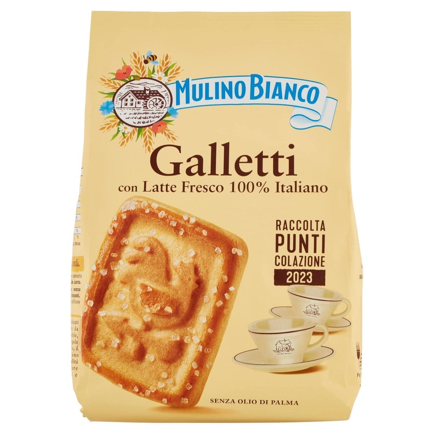 White Mill Frolini Galletti kiks med frisk mælk, 100% italiensk, 350 g