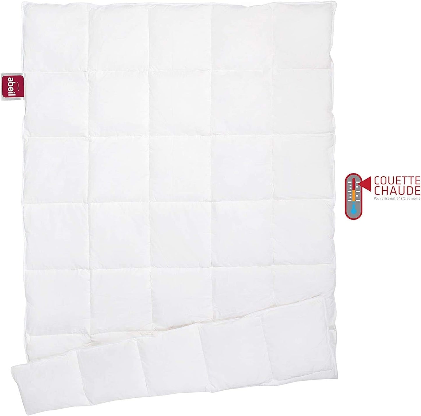 Abeil Premium Ultima Comfort percale bomuldsdyne, 200 X 200 Cm Dyner og dyner Naty Shop