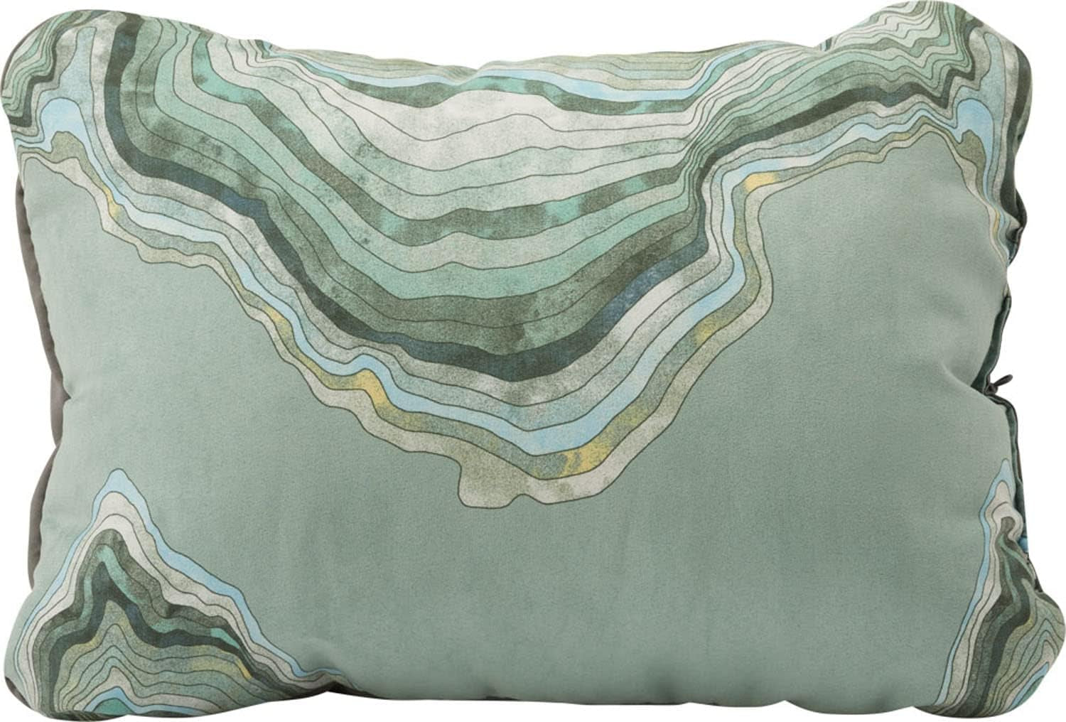 Therm-A-Rest kaskade komprimerbar pude med snor, campingpude, farve: Topowave, Størrelse: L Naty Shop Topowave L Rejsepuder (38 X 56 X 18 Cm)