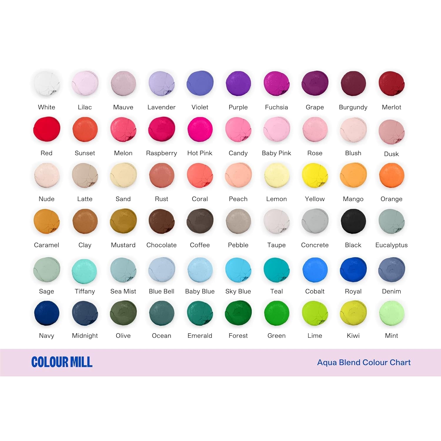 Color Mill Aqua Blend Konkret madfarve: Vandbaseret flydende madfarve - 20 ml