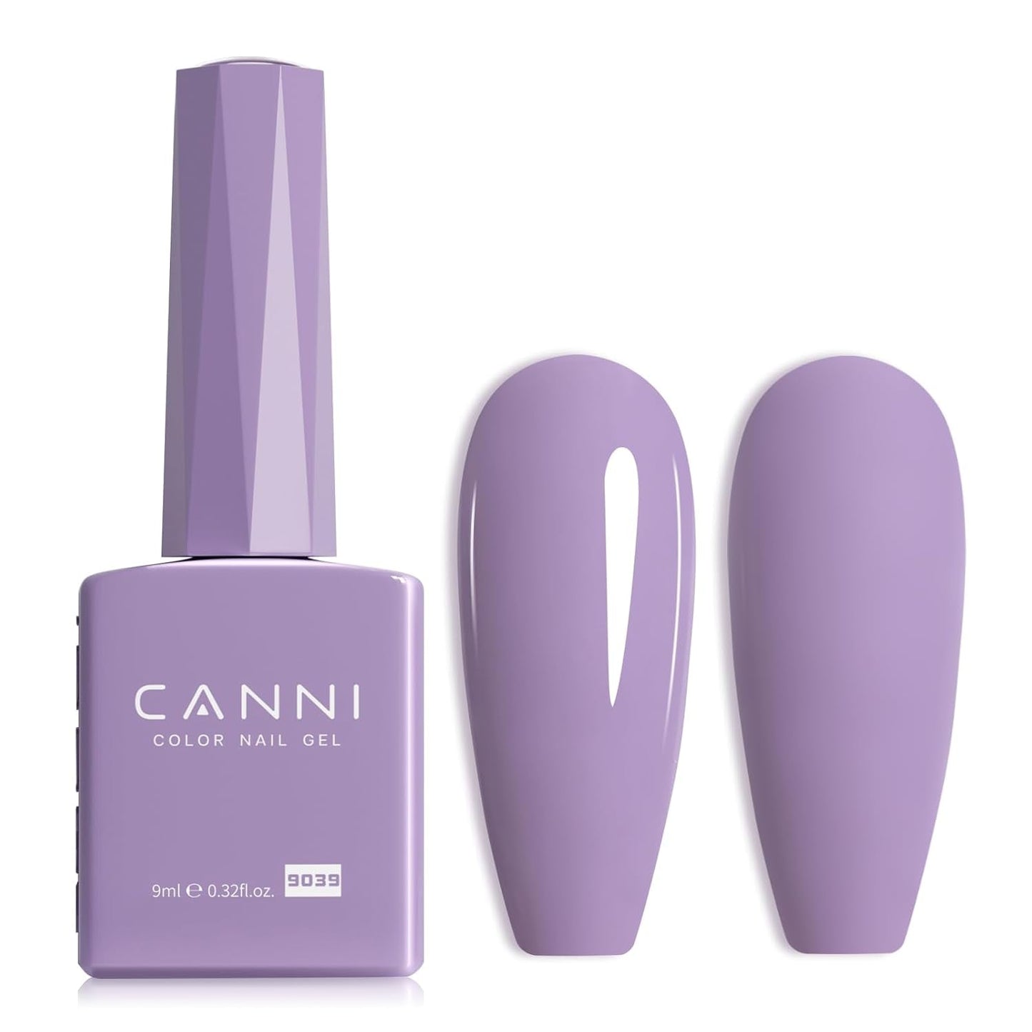 CANNI gel neglelak, semi-permanent, mørk lilla, neglelak, UV gel, soak off, manicure