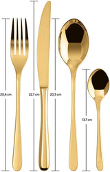 Sambonet 52553G81 - Taste Golden bestiksæt 24 dele Kitchen Naty Shop