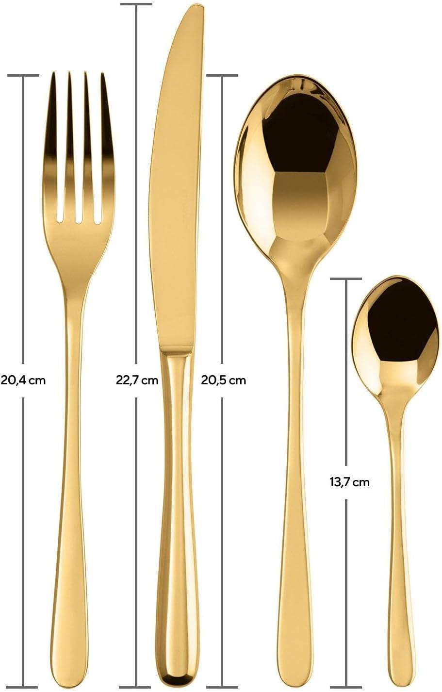 Sambonet 52553G81 - Taste Golden bestiksæt 24 dele Kitchen Naty Shop