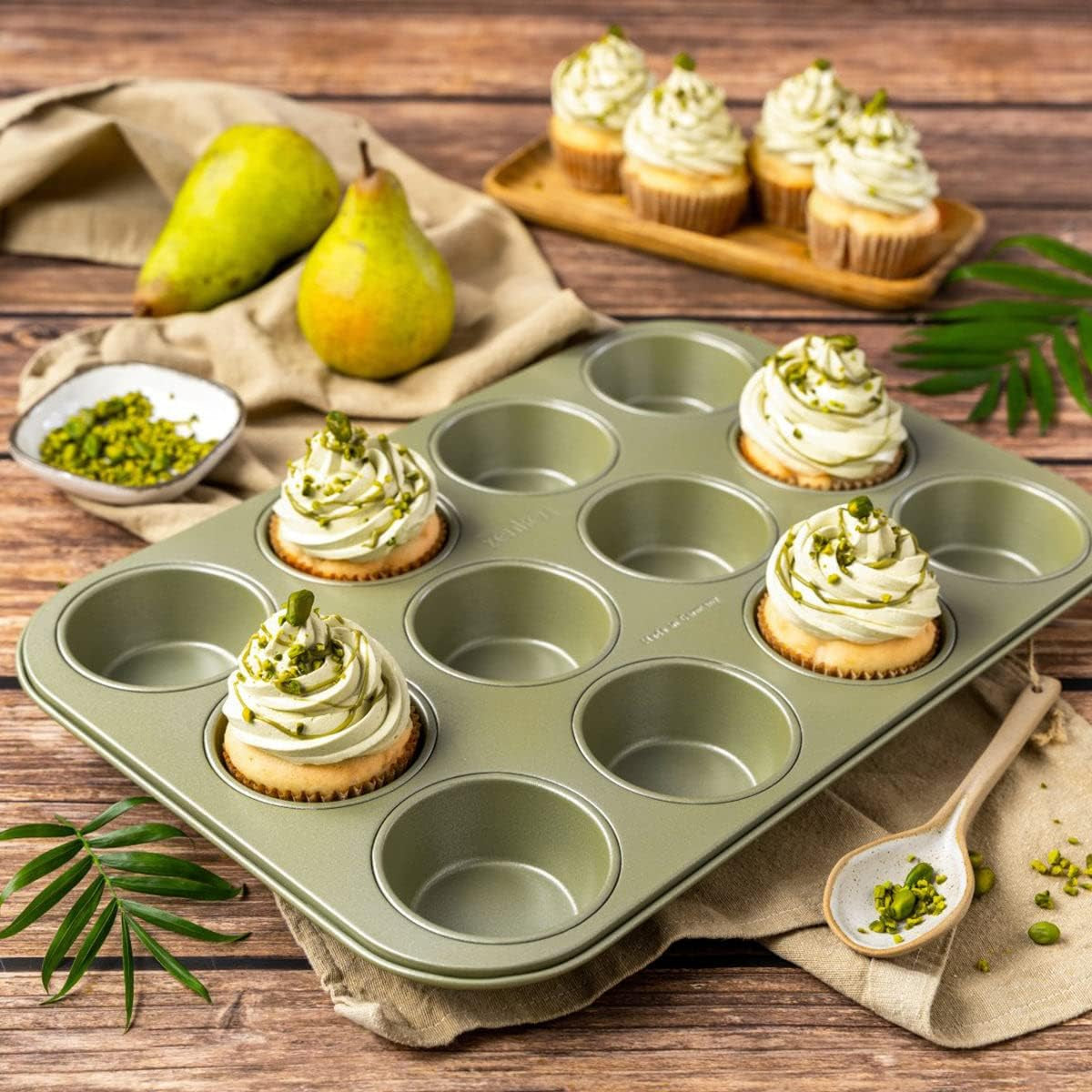 Zenker Muffinform Für 12 Stück – Ressourcenschonende Und Klimaneutrale Backform Für Muffins Und Cupcakes – 12Er Muffinblech Mit Veganer Antihaftbeschichtung Forme og bakker til bagning Naty Shop
