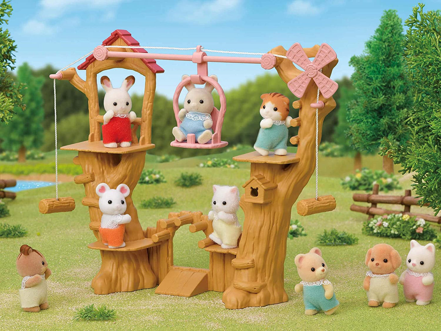 Sylvanian Families 5452 Baby Ropeway - Dukkehus Legesæt Dukker Naty Shop