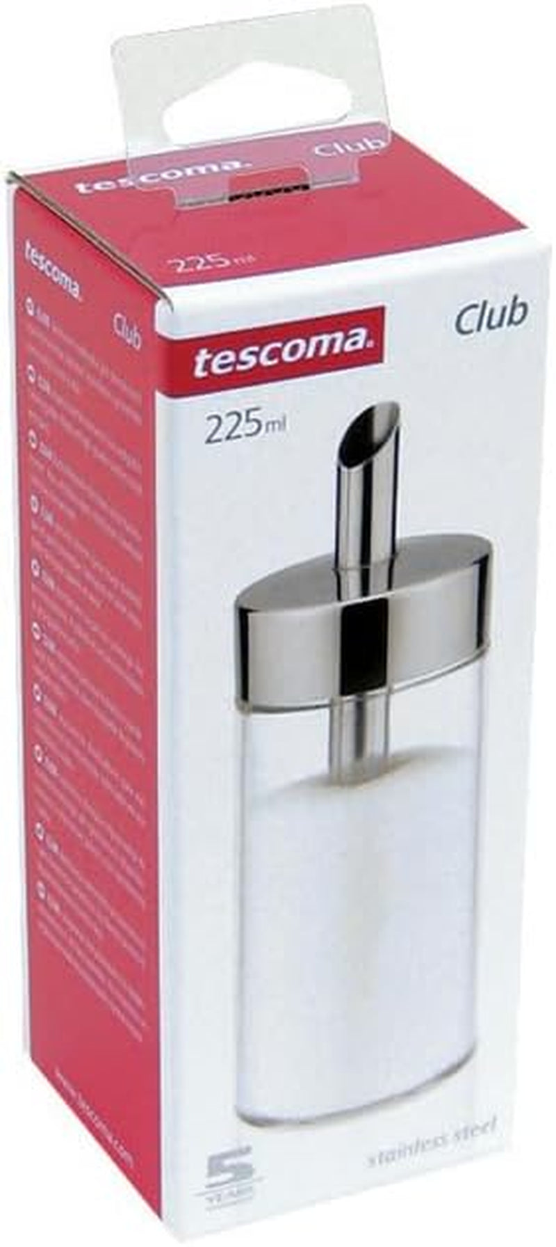 Tescoma glasryster, børstet rustfrit stål, ideel til hvidt/brunt sukker, 225 ml