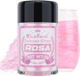 Kicofood, spiseligt glitter, 5 gram, forskellige farver Glitter Naty Shop Pink