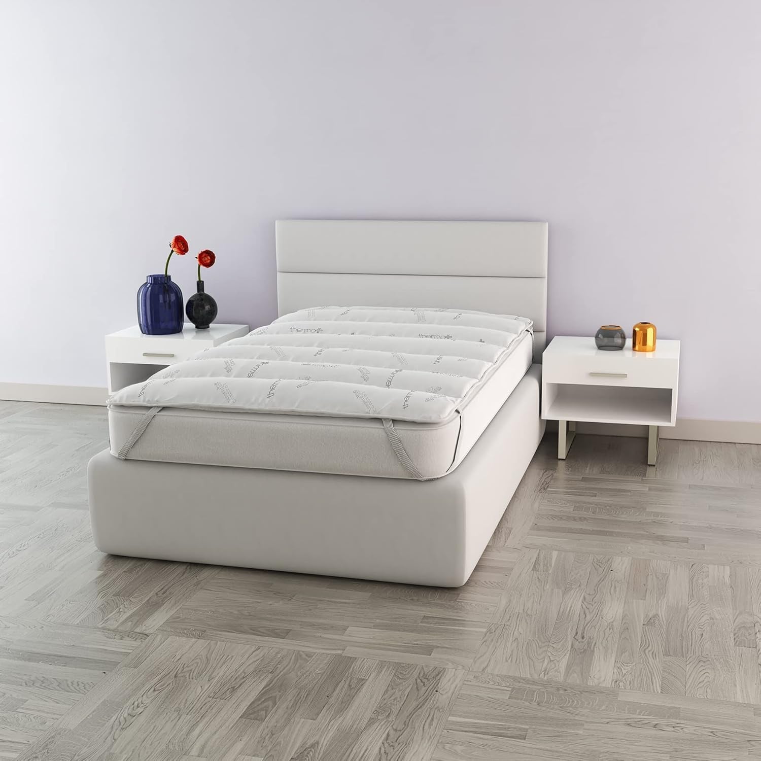 MB Home Italia, Topper, Thermocontrol, Dobbelt 160X195 Cm Dyner og dyner Naty Shop Single 80X195 Cm Thermocontrol