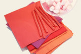 Ser42307107 Collection pendel, serviet 40 X 40, 2-lags, 1/4 fold, 100 servietter, 2-lags almindelig med kant, fuchsia
