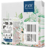 PAW - 3-lags servietter (33 X 33 cm) I 20 stykker I Perfekt til fødselsdage, fester, bryllupper, nadver og helligdage I Farvede papirservietter - blomster, roser I Farve: Blomsterøjeblikke (pakke med 2)