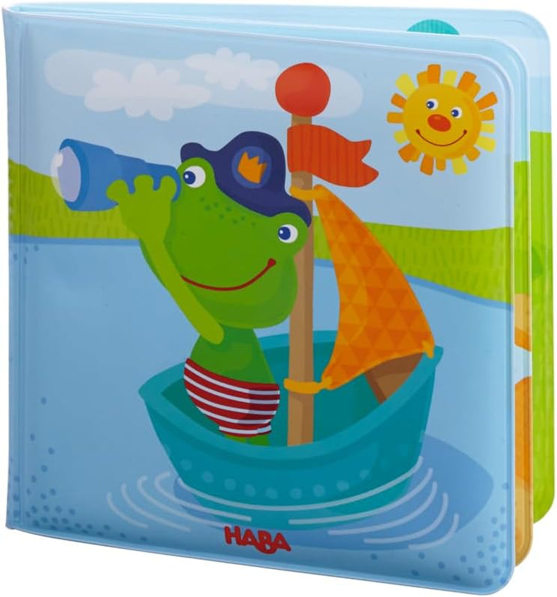 HABA 302634 Captain Frog 2 badebog, småbørnslegetøj Jucarii Bebe Naty Shop Standard titel