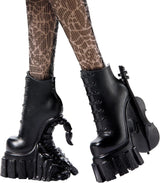 Monster High onsdagsdukke og tilbehør onsdag Addams samlerfigur i Nevermore Academy Uniform med iskold hånd og rygsæk dukkestativ HXJ04 Naty Shop-dukker