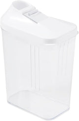 keeper hældeboks til tørre forsyninger, trinløst justerbart doseringslåg, plastik, 500 ml, 8 x 4,5 x 15 cm, Paola, hvid Madopbevaringsbokse Naty Shop