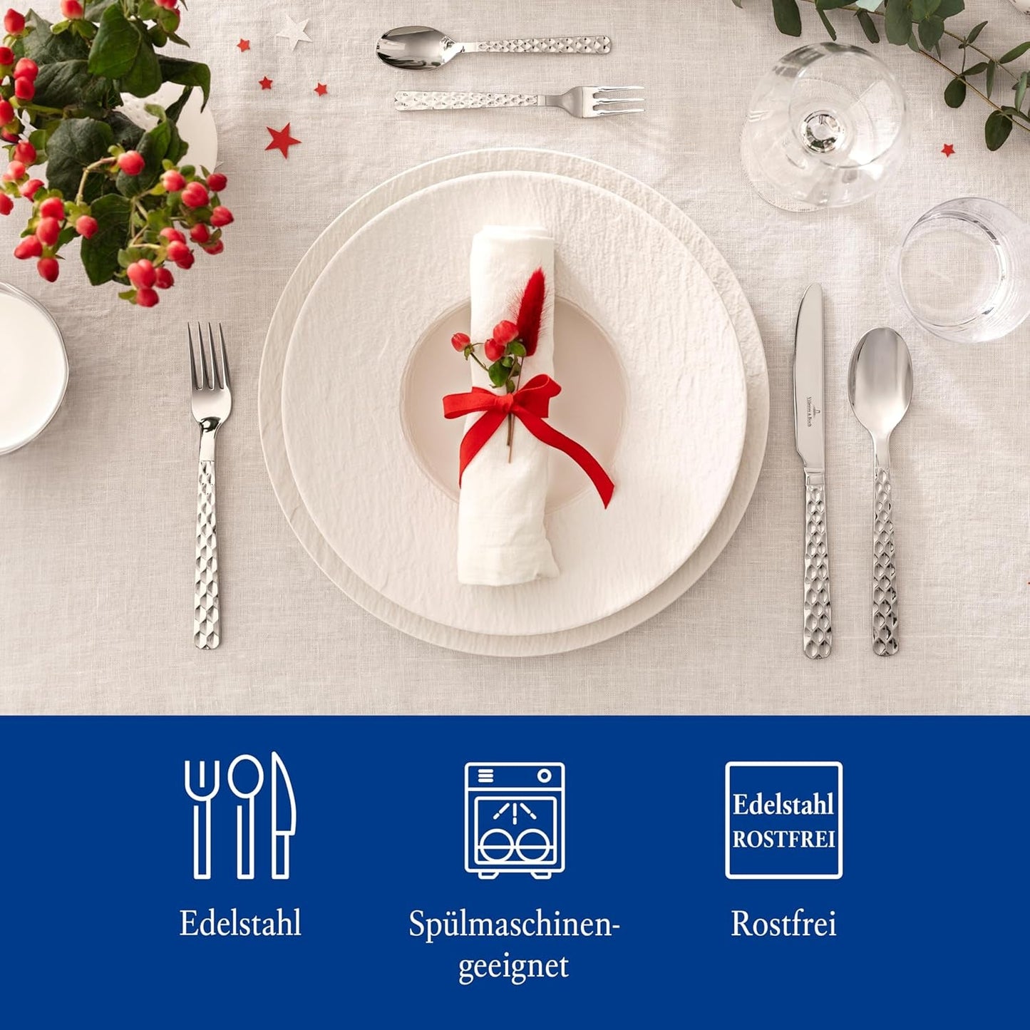 Villeroy & Boch - Boston bestiksæt 30 stykker, 6 personer Kitchen Naty Shop
