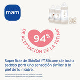 MAM Newborn Sæt, Gavesæt, bestående af: 2 x Anti-kolik flasker 160 ml, 1 x Anti-kolik flaske 260 ml, 1 x Original Start sut, 1 x Broche til sut, fra 0 måneder, Neutro