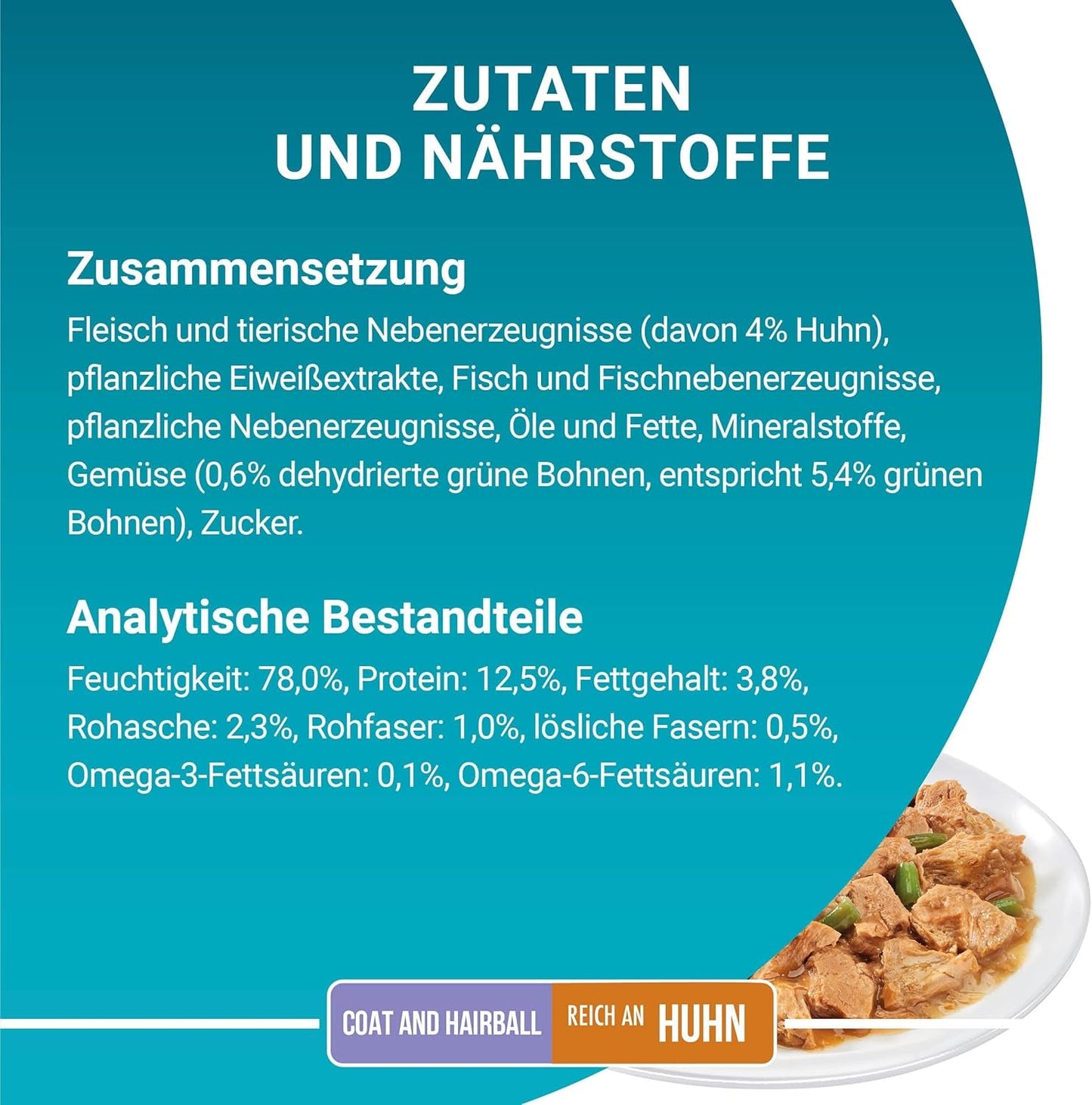 PURINA ONE pels og hårbold våd kattefoder i sauce med kylling, pakke med 26 (26 x 85 g)