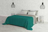 Italiensk sengetøj Estivo enkeltseng, linned, Aqua, 170 X 270 Cm Dyner og dyner Naty Shop Aqua/grå 260 X 270 Cm