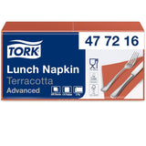 Tork 477840 Lime frokostservietter / 2-lags servietter til små måltider eller snacks / Avanceret kvalitet / 10 X 200 (2000) Papirservietter / 32,6 X 33 cm (L X B) / 1/4 fold