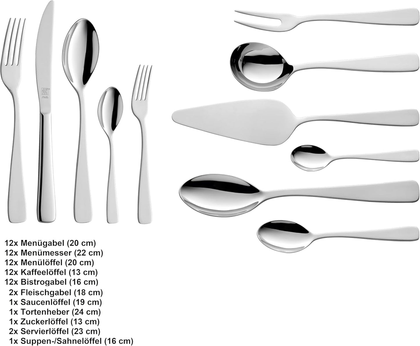 ZWILLING Soho bestiksæt, 68 dele, til 12 personer Kitchen Naty Shop