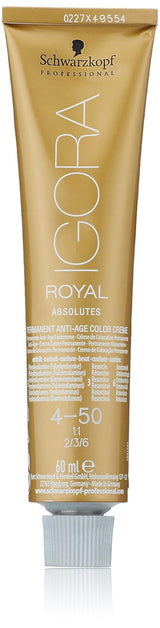 Igora Royal Absolute Age Blend Hårfarve, 7-560 Medium Golden Chocolate Blond, 60 ml Naty Shop Hårfarve 4-50 Medium Natural Golden Brown 60 Ml (1 pakke)