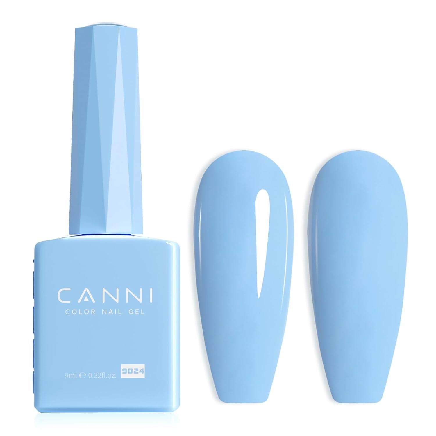 CANNI gel neglelak, semi-permanent, mørk lilla, neglelak, UV gel, soak off, manicure