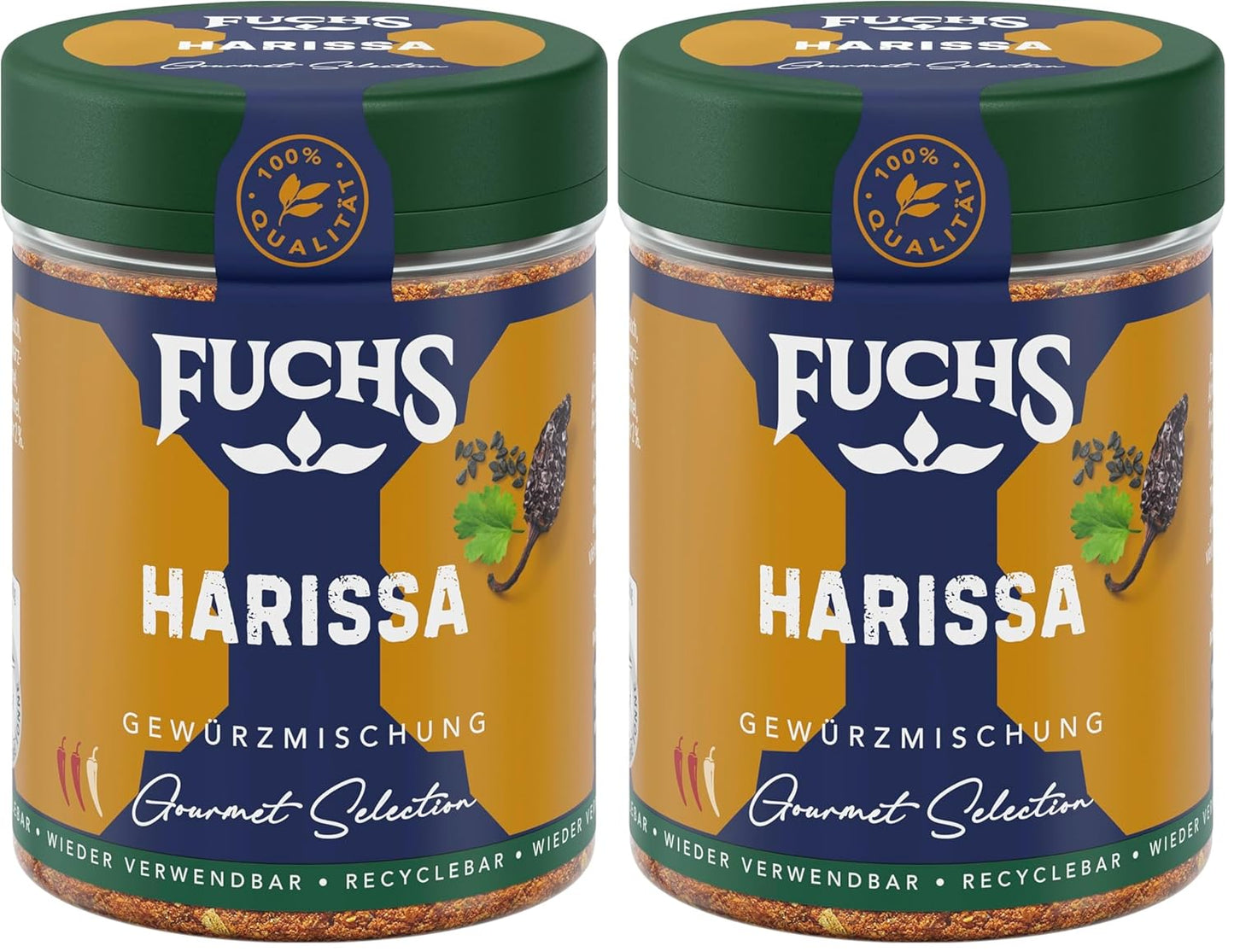Fuchs Spices Gourmet Selection Mellemøsten/Afrika - Couscous og Bulgur Krydderiblanding Genopfyldelig krydderiblanding til krydderier Bulgurretter Vegansk 55g