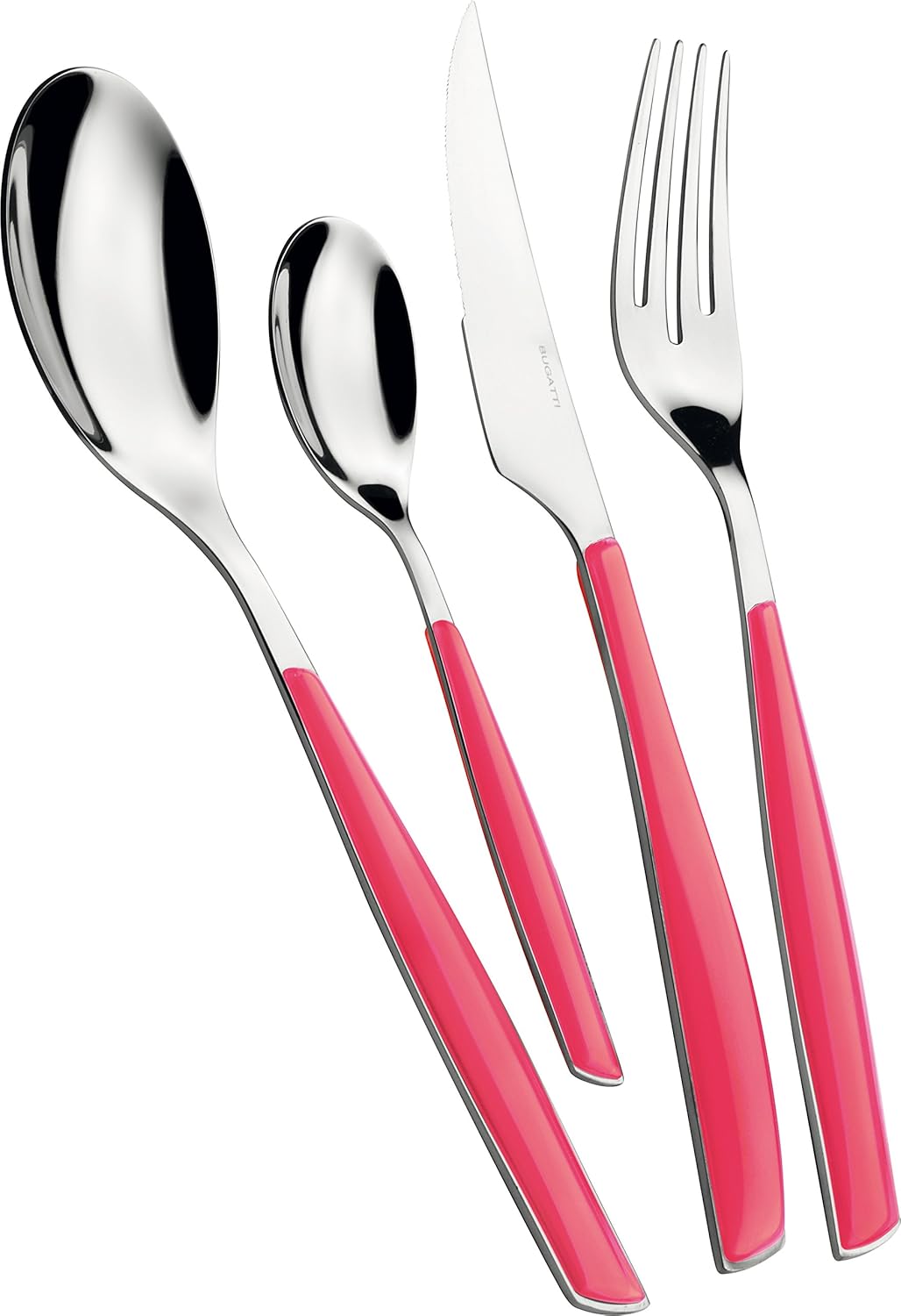 BUGATTI Glamour, Bestiksæt til 6, 24 dele rustfrit stål 18/10 Naty Shop Rose Paradise