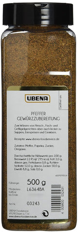 Ubena Krydret Peber 500 g - Friskhed og kvalitet