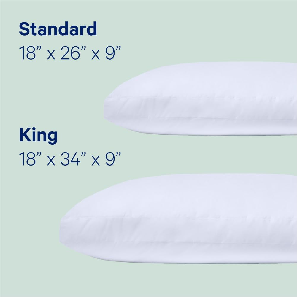 Casper Sleep Original sovepude, king size, hvide Naty Shop standard puder