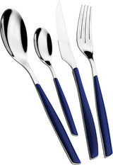 BUGATTI Glamour, Bestiksæt til 6, 24 dele rustfrit stål 18/10 Naty Shop Night Blue