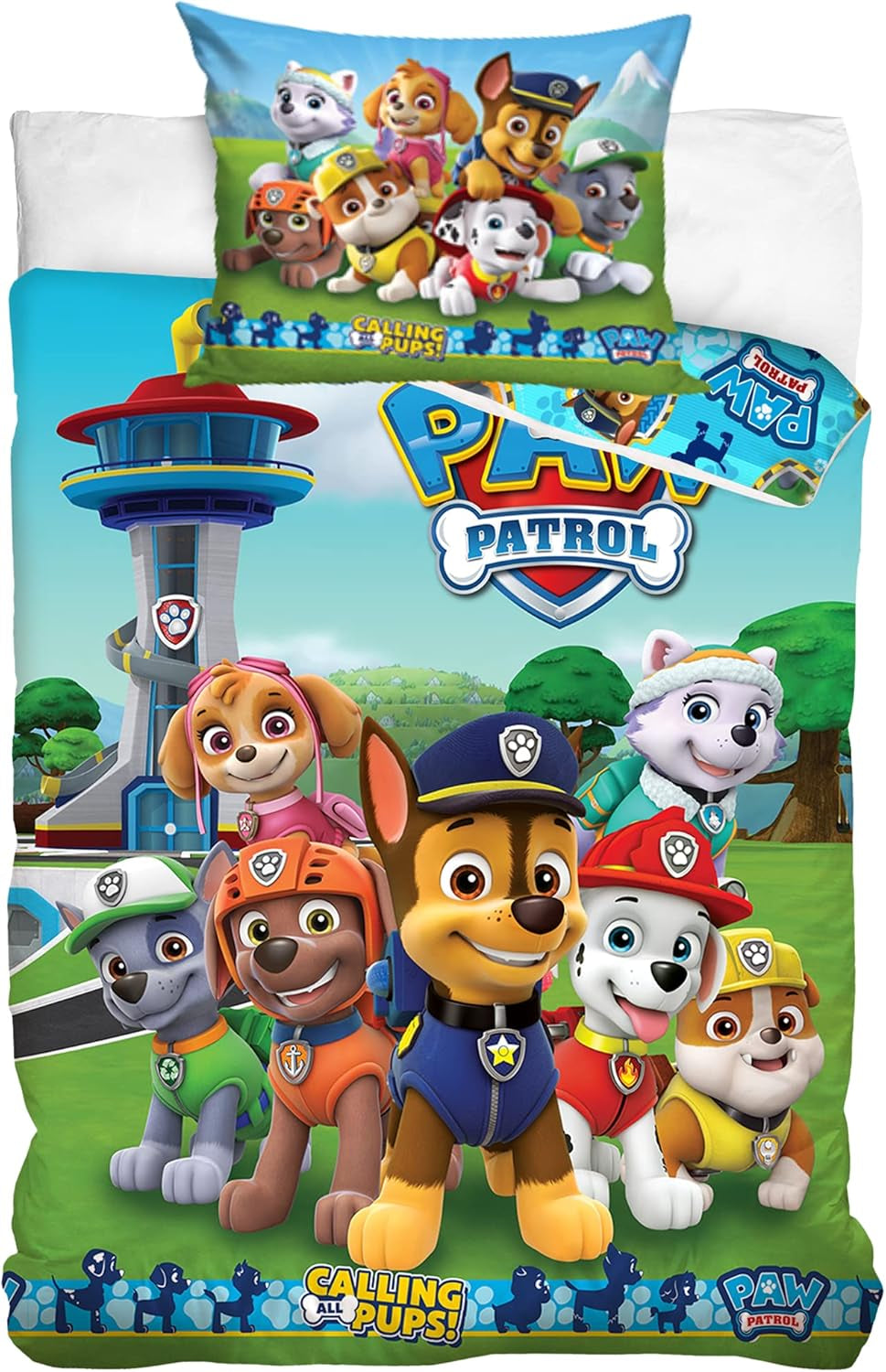 Bettbezug Bettbezug 100X135 40X60 Baumwolle · Kompatibel med Paw Patrol Baby Kinderbettwäsche Für Mädchen Und Jungen · 2 Teilig · 1 Kissenbezug 40X60 + 1 Bettbezug 100X135 Cm Naty Shop Standardtitel