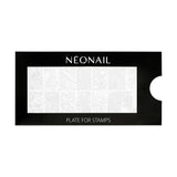 NÉONAIL Nagel Stempel Mit Schaber - Nägel Selber Machen - Nail Art Stempel - Nageldesign Für Nagel Schablone - French Nails Stempel - Silikon Nagelstempel