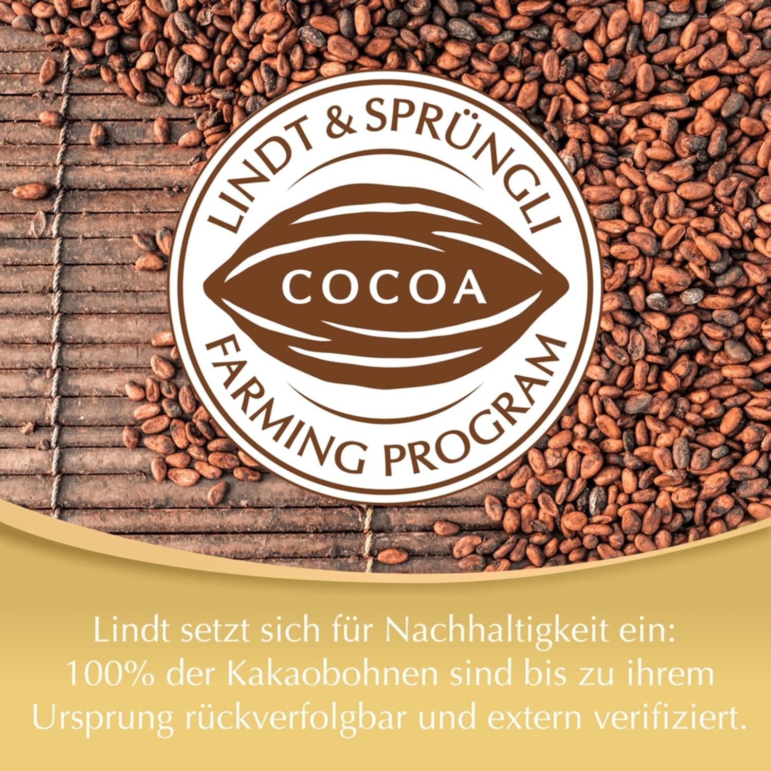Lindt Chokolade Guld Bunny Karamel & Salt | 100 g | Saltet karamel mælkechokolade til påske | Påskechokolade | Gave af chokolade | Chokoladekanin | Påskeharen