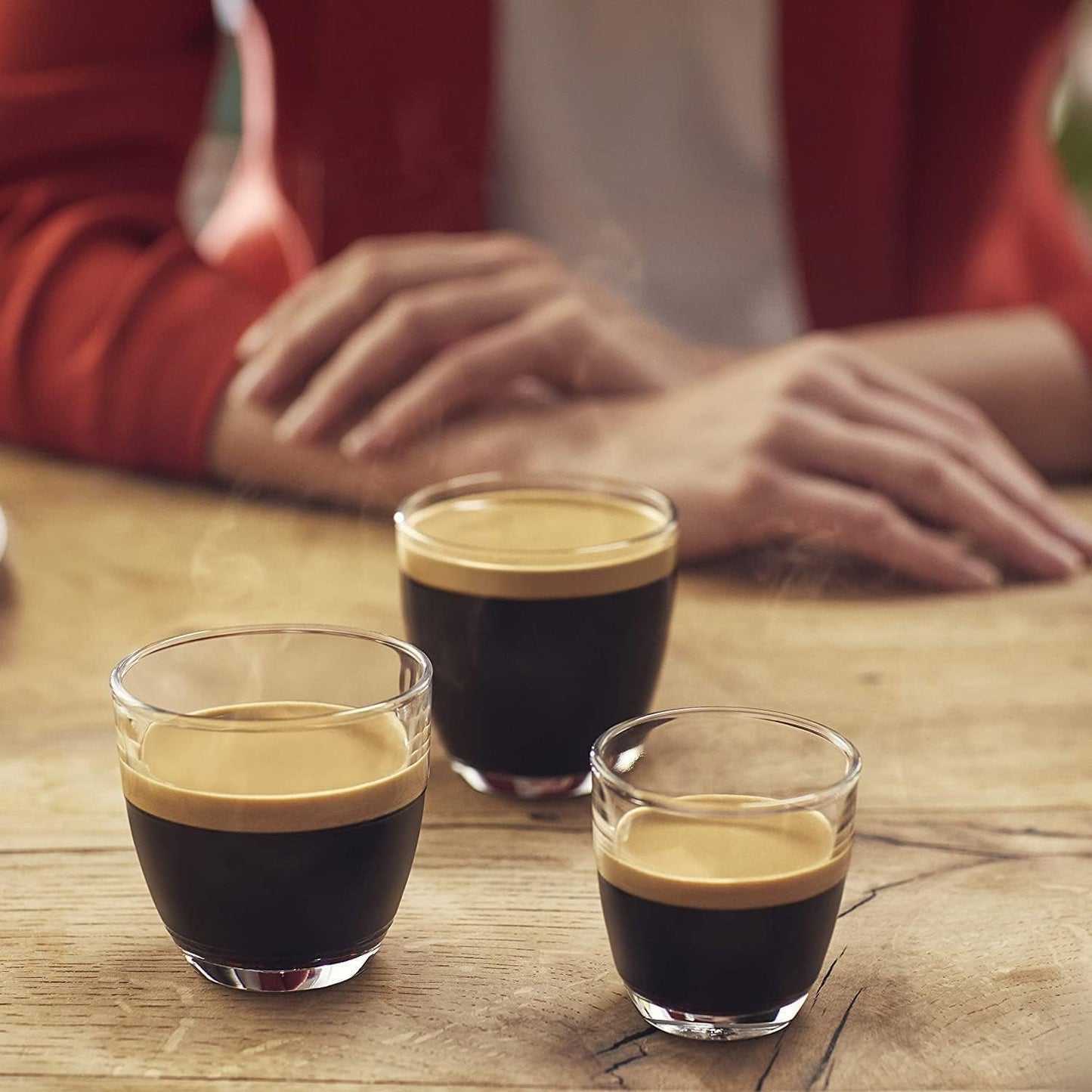 PHILIPS Senseo Select kapsel-espressomaskine med valg af kaffeintensitet og memory-funktion, lavet af genbrugsplastik, farve: sort (CSA240/60)