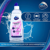 CARE + PROTECT- Extra Shine Universal afspændingsmiddel til opvaskemaskiner / Til alle opvaskemaskiner / Hurtigtørrende / 500 ml Køkkenopvaskemidler Naty Shop