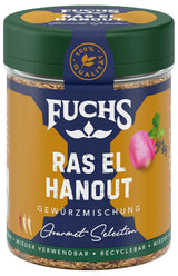 Fuchs Spices Gourmet Selection Mellemøsten/Afrika - Couscous og Bulgur Krydderiblanding Genopfyldelig krydderiblanding til krydderier Bulgurretter Vegansk 55g