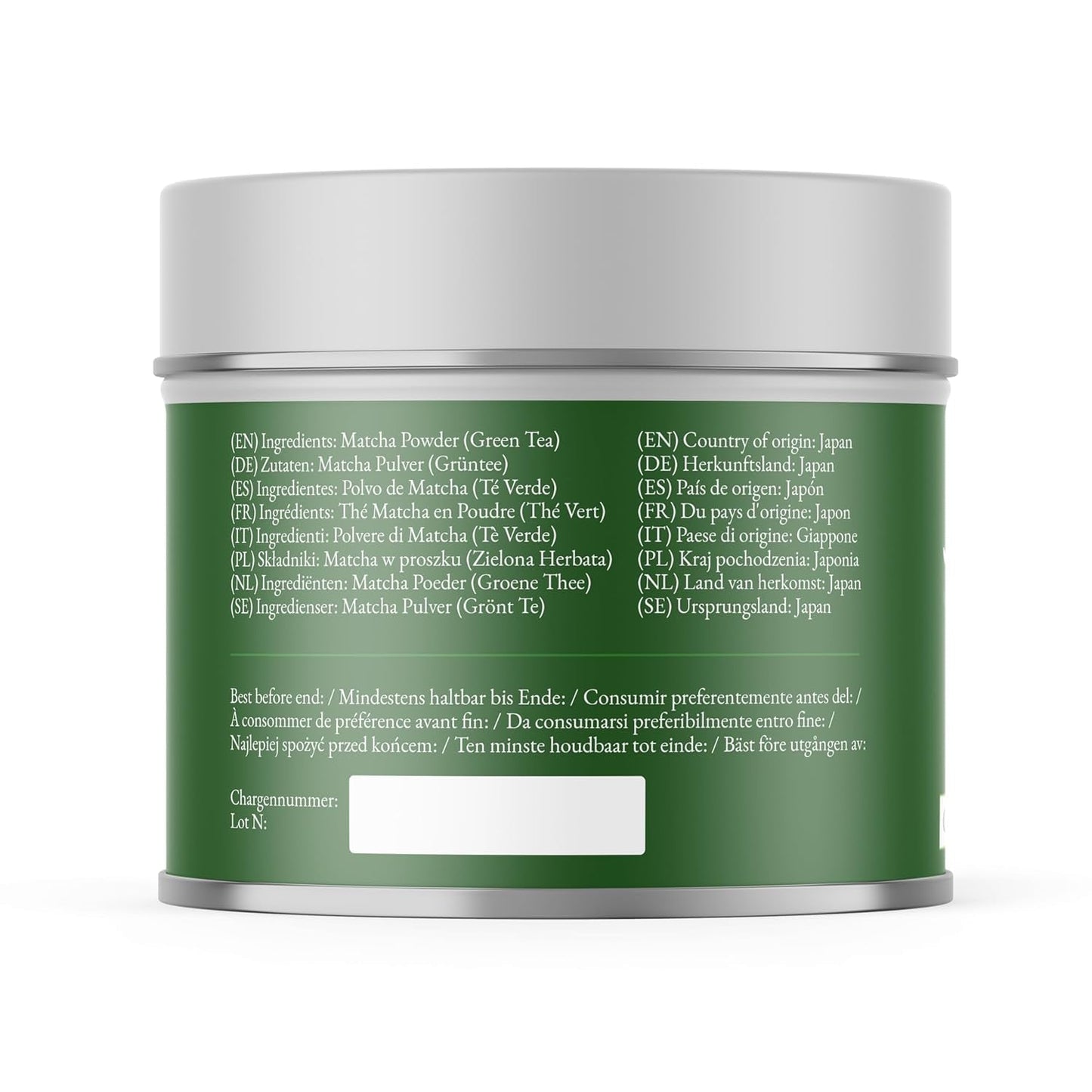 Monte Nativo Ceremonial Matcha Powder (40g) - perfekt til matcha te, lattes og smoothies - grøn te fra Japan - ceremoniel kvalitet, i metalæske - 100% ren, glutenfri, fint malet
