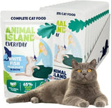Nassfutter Alleinmenü Katze Adult Filet Kabeljau i Brühe Hoher Feuchtigkeitsgehalt Packung, 12 x 85g