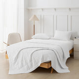 Good Nite Dobbeltdyne, 4,5 Tog, Sommerdyne, Dobbeltdyne, Hvid, Dyne, Polyester, Blød Og Let og Maskinvaskbar Med Hjørnebånd (Dobbeltseng 200 X 200 Cm) Tæpper og dyner Naty Shop