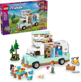 LEGO Friends Caravan, Rollespilsbyggesæt med legetøjskaravane, Gave til piger fra 7 år og opefter, Kreativt legesæt med 3 minifigurer og ilderdyrsfigur 42663 Byggesæt Besuche den LEGO-Store Standardtitel