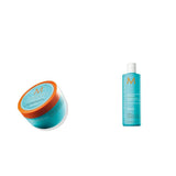 Moroccanoil hårstyrkende maske Naty Shop hårmaske 250 ml (1 pakke) Pakke med regenererende shampoo