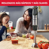DD6558 DD655810 Quickchef 3-i-1 Tauchmixer, Powelix-Technology, 3 Zubehörteile, Edelstahl, Stahl/Schwarz Kitchen Naty Shop