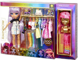Rainbow High 571049 Fashion Studio - Eksklusiv dukke med tøj, tilbehør og 2 skinnende parykker - Skab over 300 outfits!