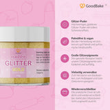 Goodbake Happy Glitter Gold - Spiselig madglitter, 10 gram Glitter Naty Shop