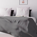 Soleil D'Ocre Adele, Zigzag betræk, Smidt fra sofaen, Polycoton, Grå, 220 X 240 Cm Dyner og dyner Naty Shop