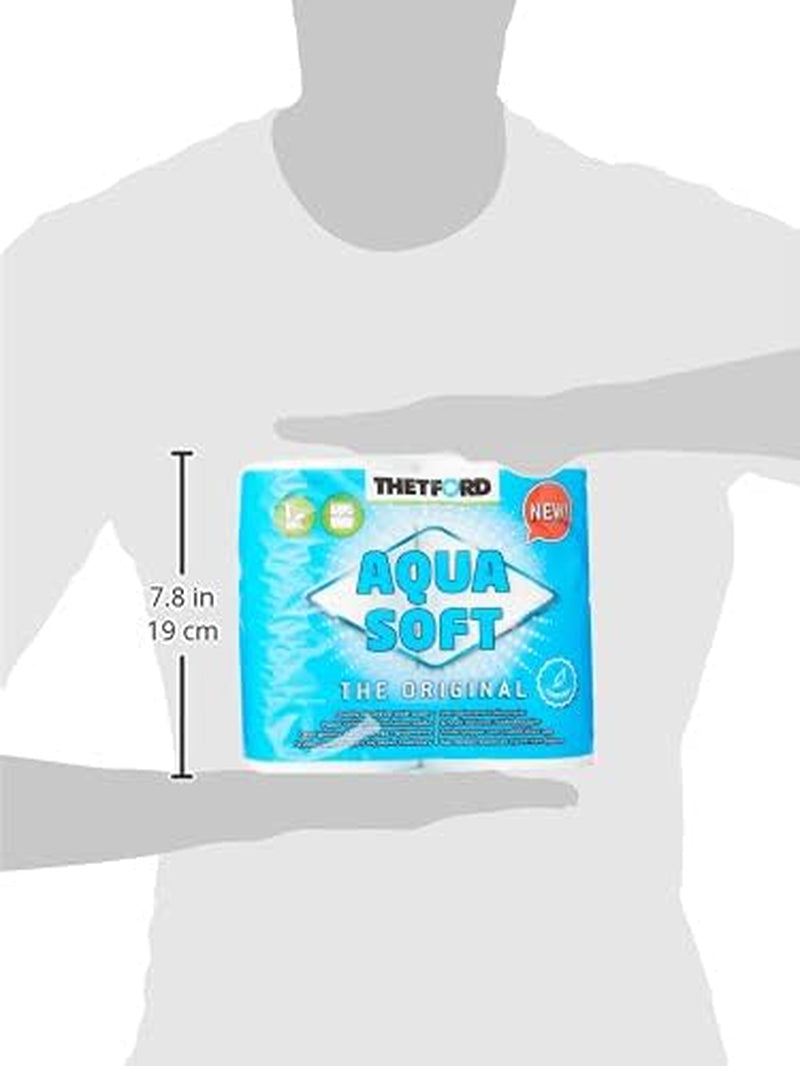 Aqua Soft Toiletpapir Bærbart toiletpapir 4 ruller/flasker Campingtoiletter Udendørscampingtoiletpapir
